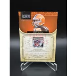 Colt McCoy 1/1 NFL Shield mezdarabos kártya – 2012 Panini National Treasures – Cleveland Browns