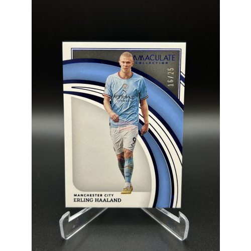 Erling Haaland /25 sorszámozott focis kártya - 2022-23 Panini Immaculate Collection - Manchester City