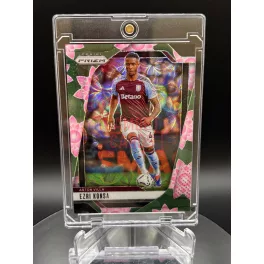   Ezri Konsa /18 Lotus Flower focis kártya - Panini Prizm - Aston Villa