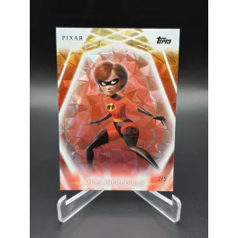 Mrs. Incredible #52 /5 Red Diamante - 2026 Topps Disney Neon