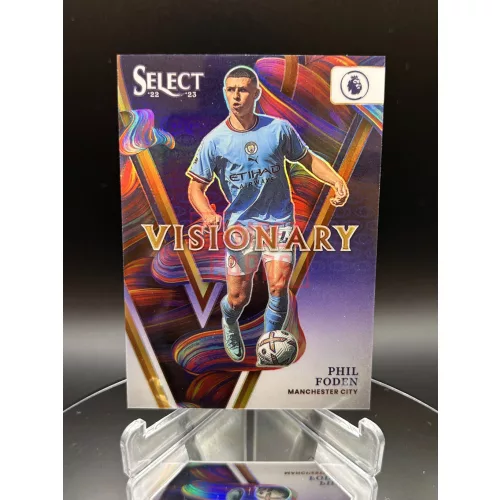 Phil Foden Visionary Case Hit focis kártya - 2022-23 Panini Select - Manchester City