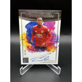   Aaron Wan-Bissaka /94 on card aláírt focis kártya – 2020-21 Panini Impeccable – Manchester United