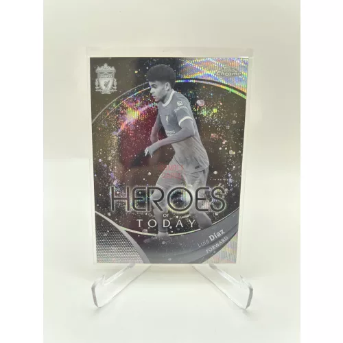 Luis Diaz - Heroes of Today Black & White Wave parallel  - 2023 Topps Chrome Liverpool