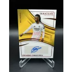 Eduardo Camavinga /49 aláírt focis kártya - 2024/25 Panini Immaculate Collection - Real Madrid
