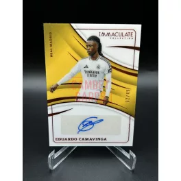   Eduardo Camavinga /49 aláírt focis kártya - 2024/25 Panini Immaculate Collection - Real Madrid