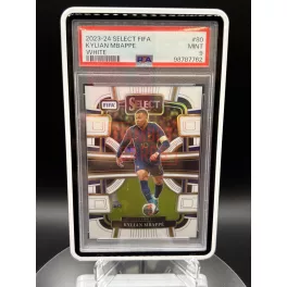   Kylian Mbappé White /20 PSA 9 gradelt focis kártya - 2023-24 Select FIFA - Franciaország