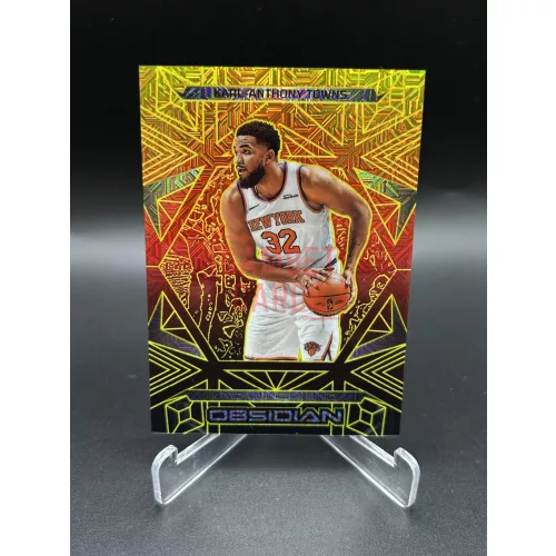 Karl-Anthony Towns /10 NBA kosaras kártya – 2024-25 Panini Obsidian – Knicks