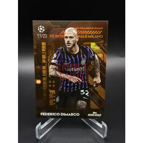 Federico Dimarco /25 focis kártya - 2025/26 Topps Knockout UCL - Inter Milan
