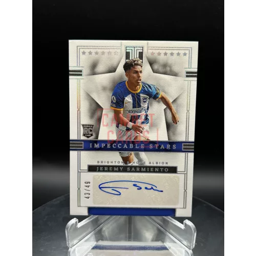 RC Jeremy Sarmiento /49 aláírt focis kártya - 2022-23 Panini Impeccable - Brighton