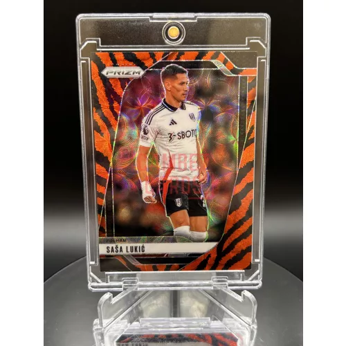 Sasa Lukic Tiger SSP focis kártya - Panini Prizm - Fulham