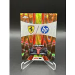 Ferrari Team Logo /25 Orange Wave F1 kártya - 2025 Topps Chrome F1 - Ferrari