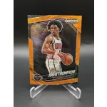 Amen Thompson /60 Orange NBA kosaras kártya – 2024-25 Panini Prizm Black – Houston Rockets