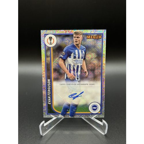 Evan Ferguson /99 aláírt focis kártya - 2023-24 Topps Merlin UEFA - Brighton
