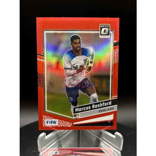  Marcus Rashford /299 számozott focis kártya - 2023-24 Panini Donruss Optic - Anglia