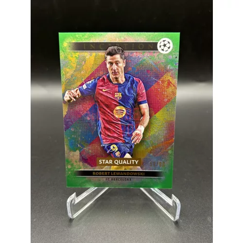 Robert Lewandowski /99 focis kártya - 2024/25 Topps Inception - FC Barcelona 