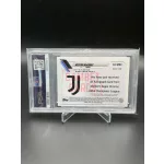 Weston McKennie Auto-Blue Refractor Kártya PSA MINT 9 – 003/150 – 2020/21 Topps Chrome UEFA Champions League – Juventus