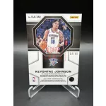 RC Keyonte Johnson /49 aláírt mezdarabos NBA kosaras kártya - 2023-24 Panini Obsidian Basketball - Oklahoma City Tunder