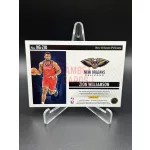 Zion Williamson mérkőzésen viselt mezdarabos NBA kosaras kártya – 2024-25 Panini Silhouette – New Orleans Pelicans