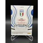 Ciro Immobile /25 aláírt focis kártya - 2024-25 Panini Immaculate - Olaszország