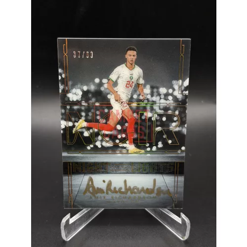 Amir Richardson #NL-AR /60 on card aláírt focis kártya – 2025-26 Panini Noir Night Lights Road to World Cup 26 – Marokkó