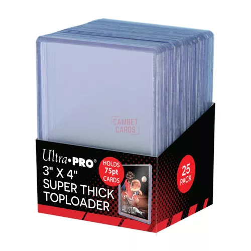 ULTRA PRO 75 PT KEMÉNY TOK - TOPLOADER (25 DB)