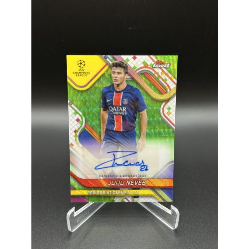 Joao Neves /99 aláírt kártya - 2024/25 Topps Finest UEFA Club Competitions - PSG