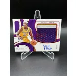 RC Maxwell Lewis /25 aláírt mezdarabos NBA kosaras kártya – 2023-24 Panini Immaculate Baasketball –  Los Angeles Lakers