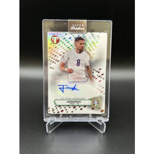 2023 Topps Pristine Road to UEFA Euro 2024 Jorginho aláírt foci kártya - Olaszország