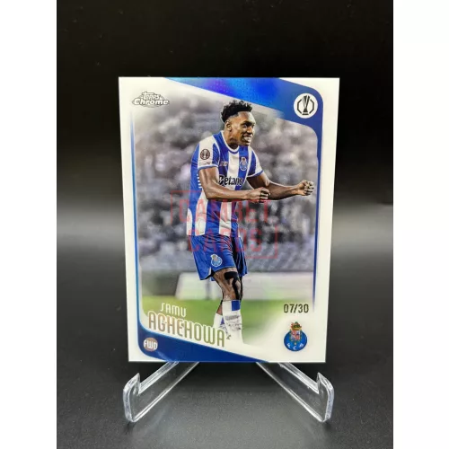 Samu Aghehowa /30 focis kártya – 2025-26 Topps Chrome UEFA Club Competitions – FC Porto