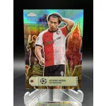 Ayase Ueda Final Destination /199 számozott focis kártya - Topps Chrome - Feyenoord