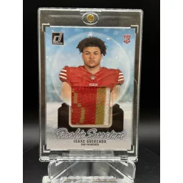   Isaac Guerendo pulcsi darabos NFL amerikai foci kártya - 2024 Panini Donruss Football - San Francisco 49ers