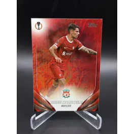   Szoboszlai Dominik #119 Red /5 focis kártya – 2023-24 Topps UEFA Európa Liga – Liverpool FC