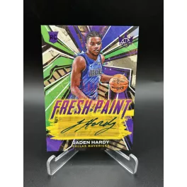   Jaden Hardy /49 Fresh Paint aláírt NBA kosaras kártya – 2022-23 Court Kings Basketball – Dallas Mavericks