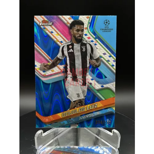 Douglas Luiz /150 számozott foci kártya - Topps Finest - Juventus