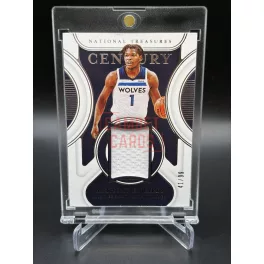   Anthony Edwards CM-AEW Century Materials Relic Kártya 41/99 – 2021-22 Panini National Treasures – Minnesota Timberwolves