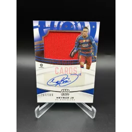   Neymar Jr /389 aláírt mezdarabos focis kártya – 2020-21 Panini Crown Royale  – FC Barcelona