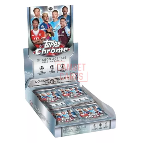 2025-26 Topps Chrome UEFA Club Competitions Hobby Box