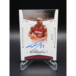   Shaquille O'Neal LEG-SHQ Legendary Scripts Aláírt Kártya 22/25 – 2020-21 Panini Flawless – Miami Heat