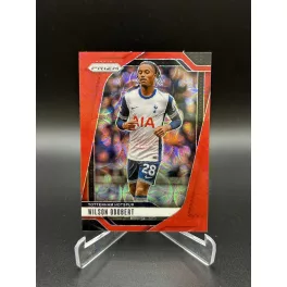   Wilson Odobert /30 Choice Red Prizm foci kártya – 2024-25 Panini Prizm Premier League - Tottenham