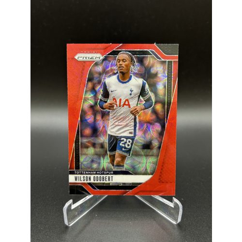Wilson Odobert /30 Choice Red Prizm foci kártya – 2024-25 Panini Prizm Premier League - Tottenham