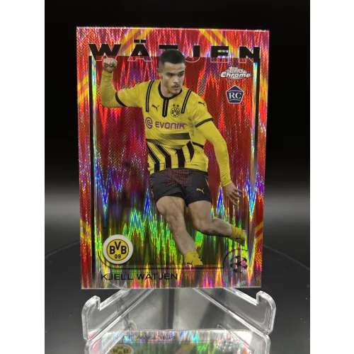 Kjell Watjen Hongbao focis kártya - 24-25 Topps Chrome Hongbao - Borussia Dortmund