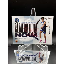   RC Joan Beringer Generation Now NBA kosaras kártya – 2025-26 Topps Flagship Basketball – Minnesota Timberwolves
