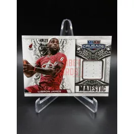   LeBron James #67 Majestic Game-Worn Jersey 089/199 – 2013-14 Panini Crusade – Miami Heat