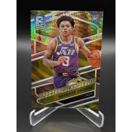   RC Keyonte George /25 NBA kosaras kártya – 2023-24 Panini Spectra Spectracular Debut – Utah Jazz