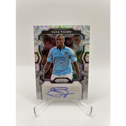 Yaya Toure aláírt focis kártya - 2023-24 Panini Prizm Premier League - Manchester City