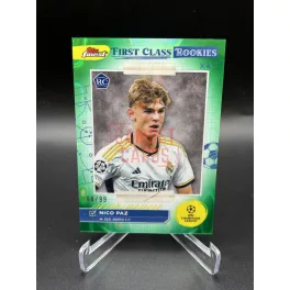   RC Nico Paz First Class Rookies /99 focis kártya - 2023/24 Topps Finest UCL - Real Madrid 