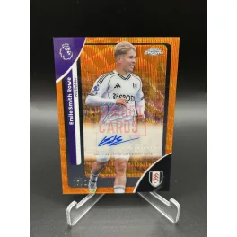   Emile Smith Rowe /25 aláírt focis kártya - 2025-26 Topps Chrome Premier League - Fulham