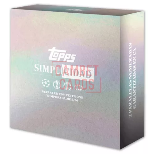 2025-26 Topps Simplicidad UEFA Club Competitions Hobby Box