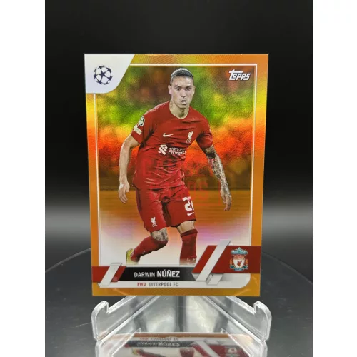 Darwin Nunez /25 focis kártya - 2022-23 Topps UCC - Liverpool