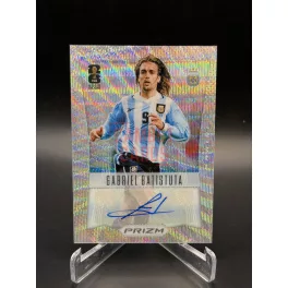   Gabriel Batistuta Aláírt Legenda Kártya 12-GB – 2026 Panini Prizm FIFA World Cup – Argentína